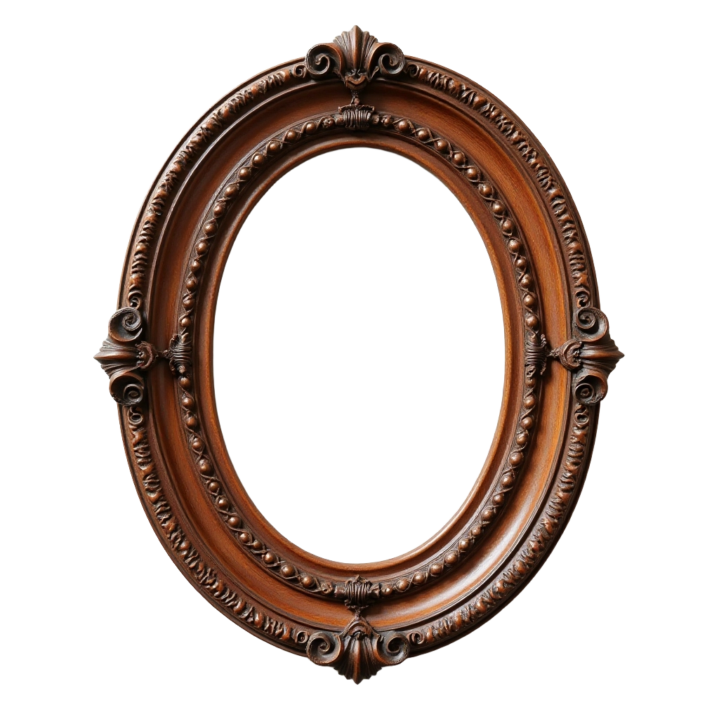 Antique Oval Frame